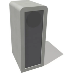 Kosz Na Śmieci Z Daszkiem Lukka betonowy