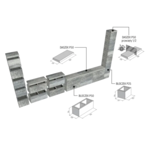 Murek Valla betonowy